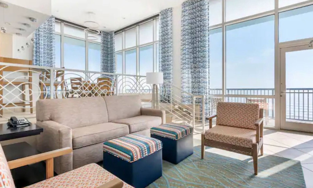 Seabreeze Historic District Condo | 1 Bedroom Presidential Suite, Sleeps 4, at Daytona Hilton Regency!