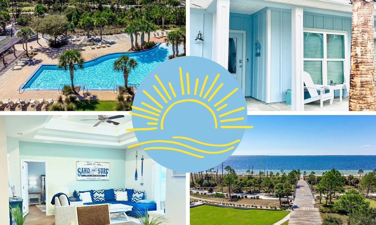 Port St. Joe House | 1min walk to Pool/5min walk to BEACH/LG PATIO/Bikes & GOLFCART Included