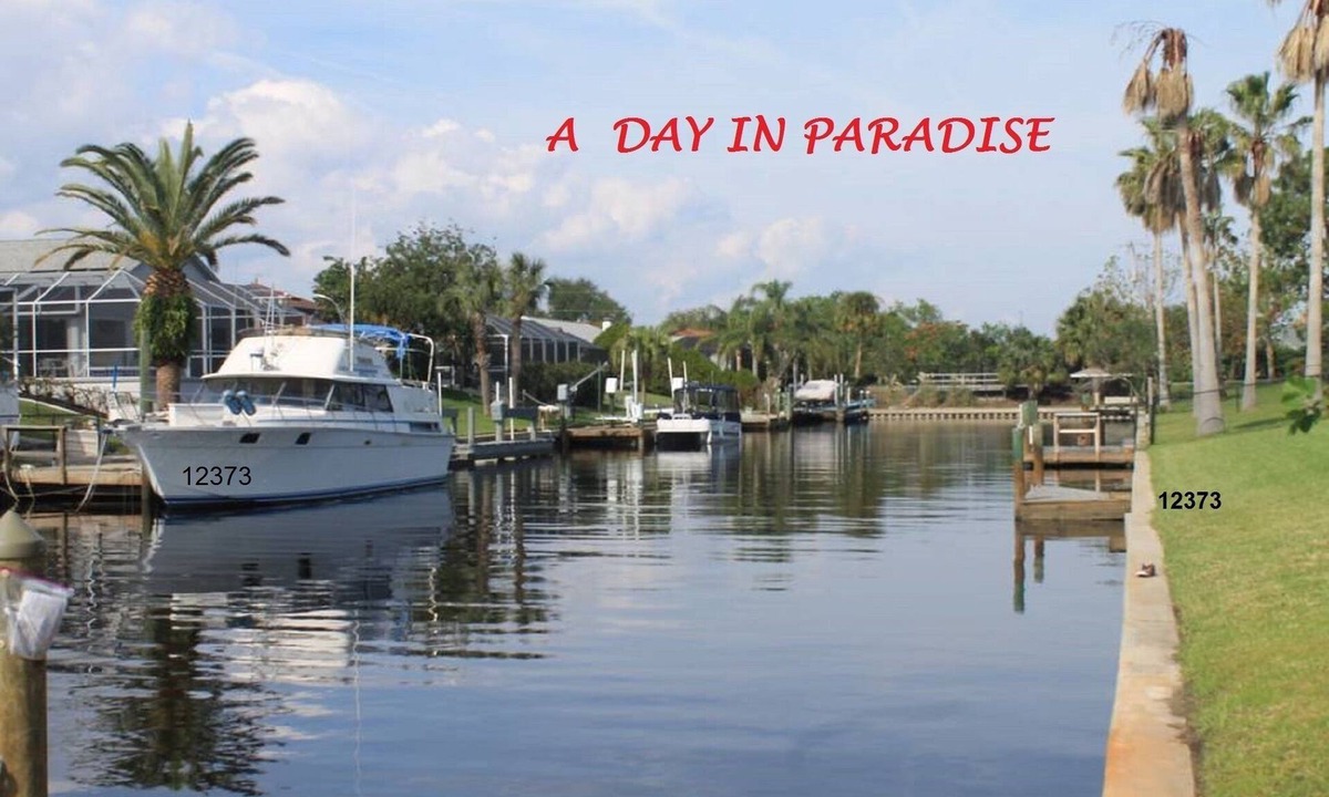 Palm Harbor House | 3-bedroom 2-bath vacation home located in Salt water Canal in Palm Coast Fl.