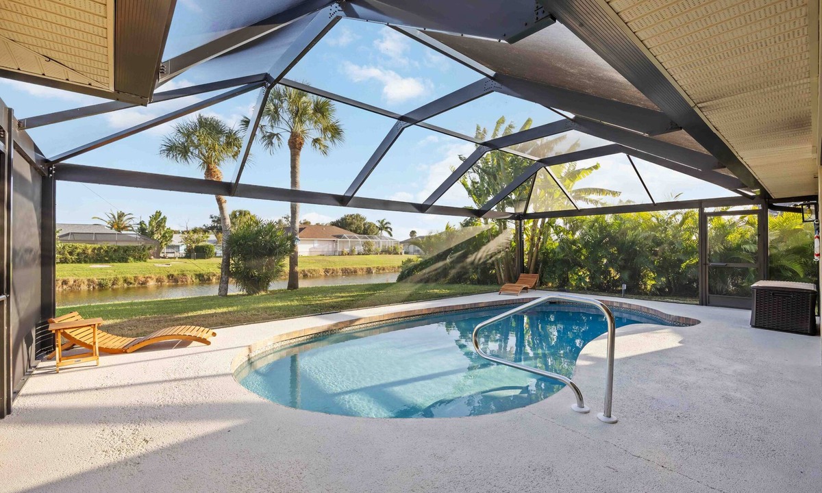 Pebble Beach House | 3BR Canal Pool Home, Outdoor TV: Near Manasota Key, Boca Grande and Golf