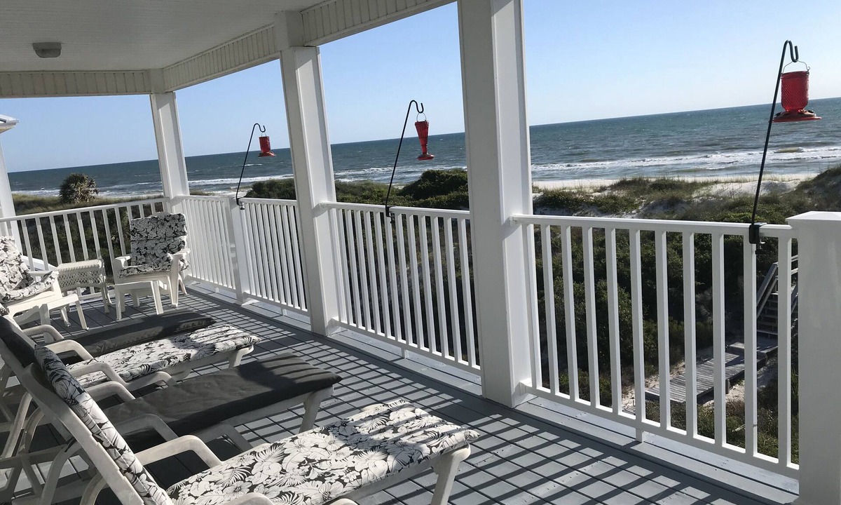 Port St. Joe House | 40% off July 25-Aug 1, BEACHFRONT home, N Cape by St. Park, Elevator, Scrn Porch