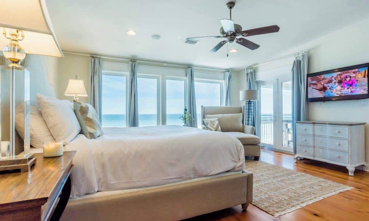 Seacrest House | 5BR Gulf-Front Home With Private Pool, Balcony and Sleeps 17 on 30A