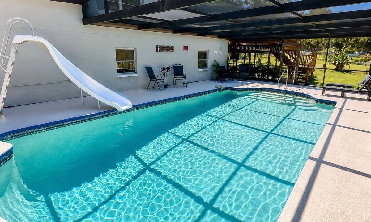 Bass Lake Estates House | Bass Lake Retreat, Lakefront Pool, Fishing, Game Room & Sunset Views