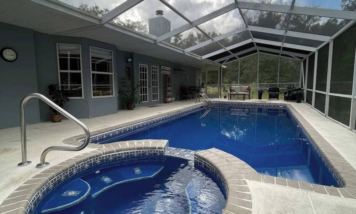 Citrus Springs House | Beautiful 4BR 2BA, New Pool, near Rainbow Springs State Park and enclosed yard.