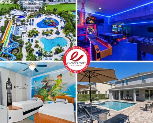 Historic Downtown Kissimmee House | Beautiful Home With Private Pool, Media & Game Room Near Disney With Waterpark And Resort Access At Encore Resorts Reunion - 210Cl