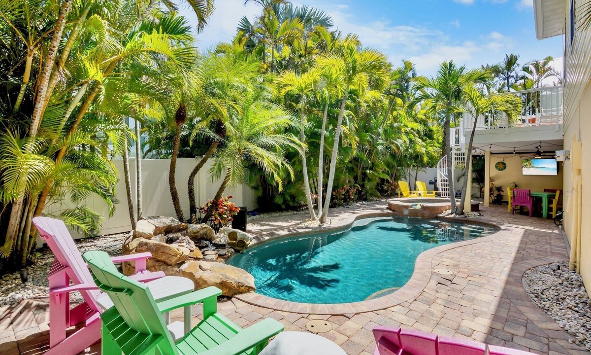 Anna Maria House | Beautiful North-End Home! Pool with In-ground Spa, Shuffleboard, Near Beach and