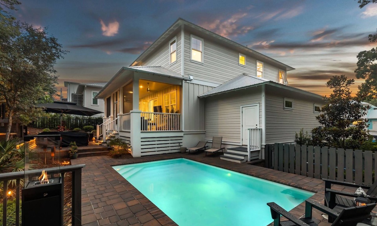 Gulfview Heights House | Blue Mountain Beach Retreat w/Private Pool, Bikes & 6-Seater LSV