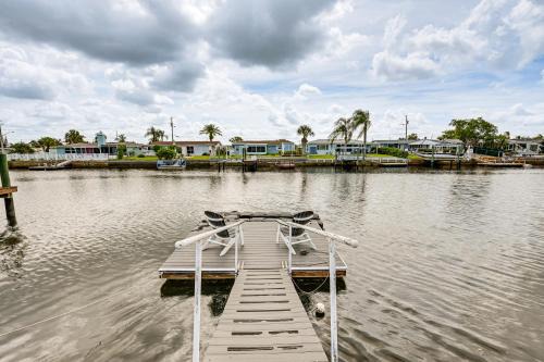 Port Richey Apartment | Boat Dock Access! Pet-Friendly Studio in Hudson