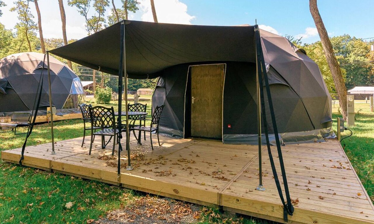 Gilboa Cabin | Boutique Glamping Dome in the Catskill Mountains