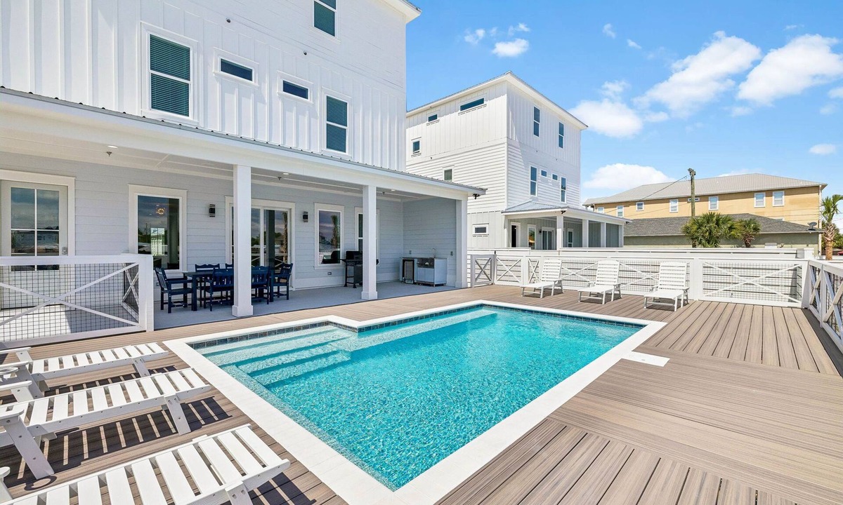 Bahama Beach House | Brand New Gulf Views, Private Pool, Game Room, & Elevator Steps to Beach