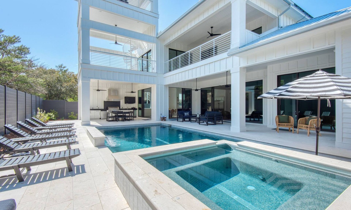 Grayton Beach House | Brand New Home w/Gulf Views & Private Pool 6bd/8bth