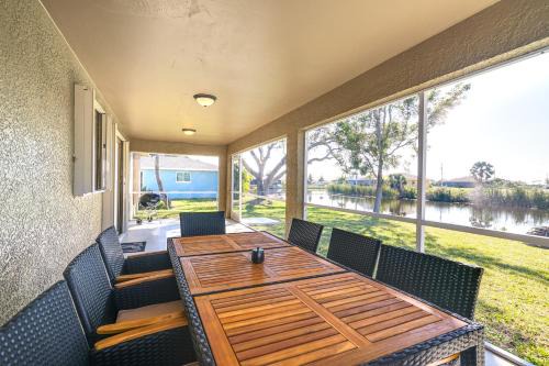 Burnt Store House | Canal-Front Cape Coral Home w/Fire Pit, By Beach!