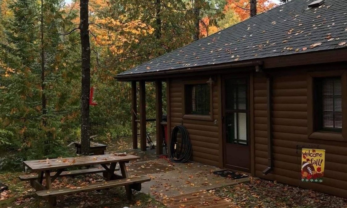 Ellis Township Cabin | Cozy river cabin, steps away from blue ribbon fishing hiking trails.