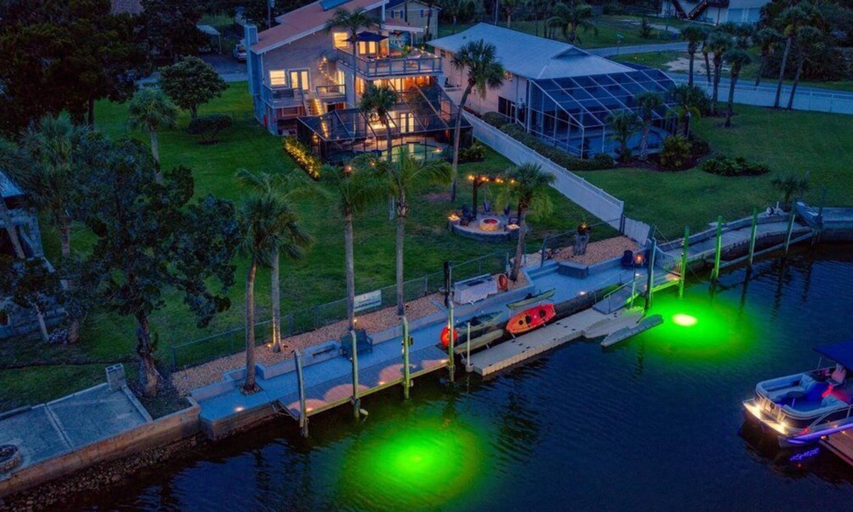 Spring Hill House | Direct Gulf Access | Heated Pool | 45’ Dock + Fire Pit