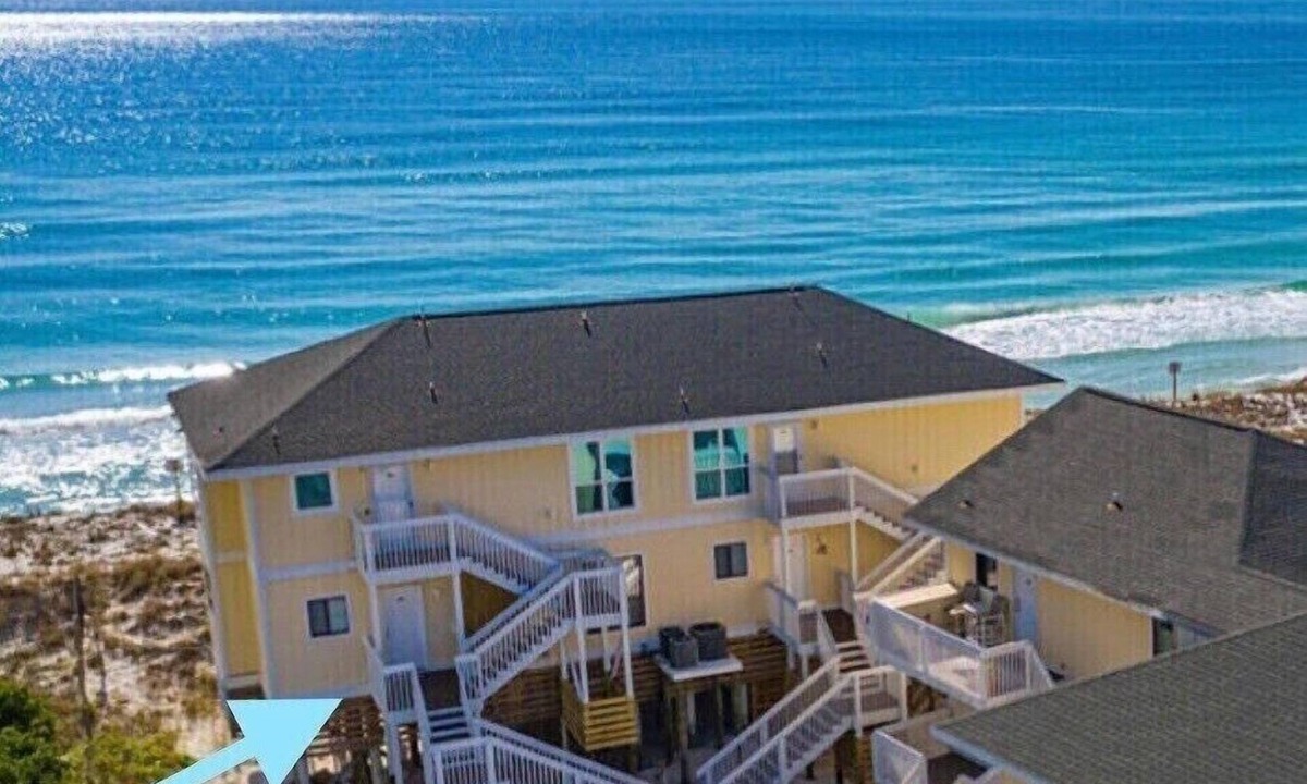 Holiday Isle Condo | Directly on the beach! 2 beach chairs and 1 umbrella provided!