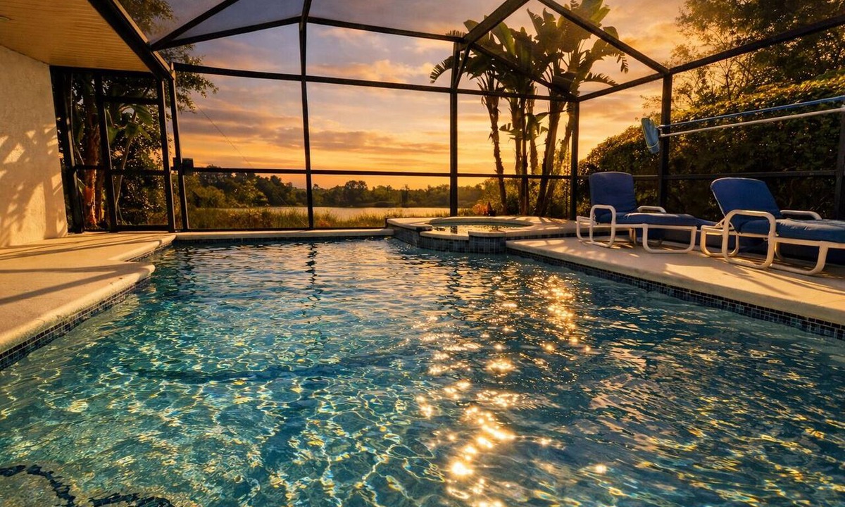 Orange Tree Villa | Disney Area Pool Home with Hot Tub & Game Room