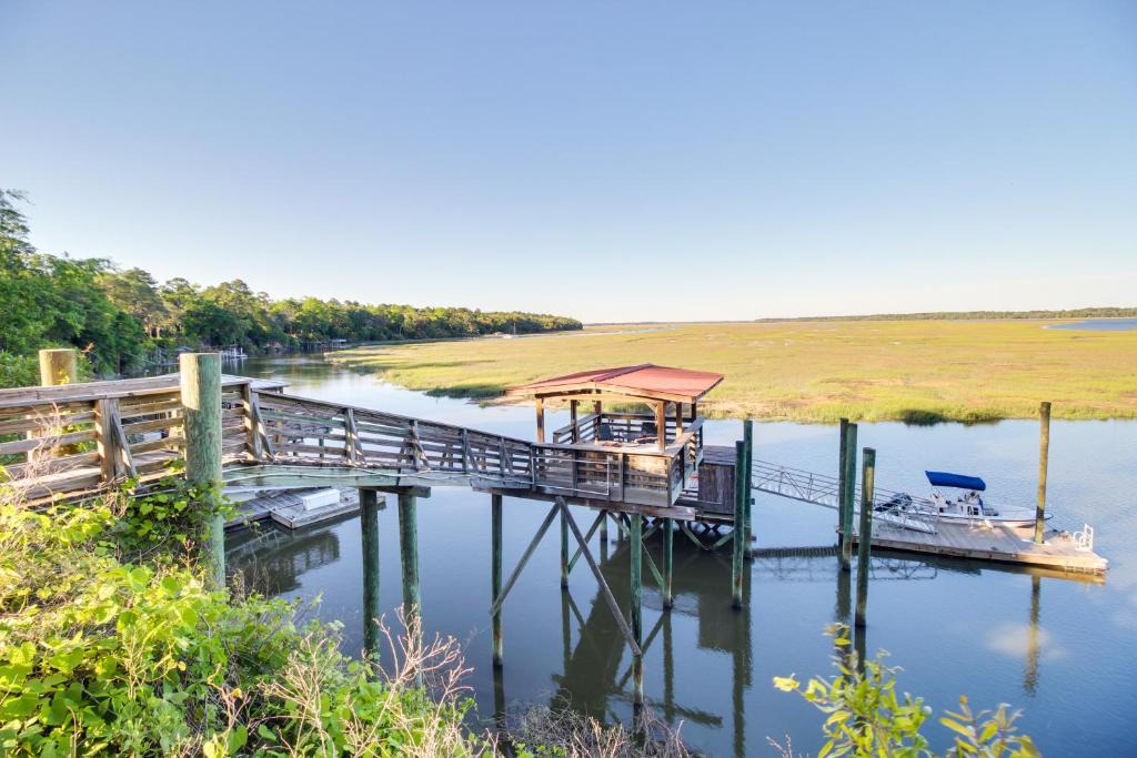 Crescent House | Dock & Views! Waterfront Baisden's Bluff Home