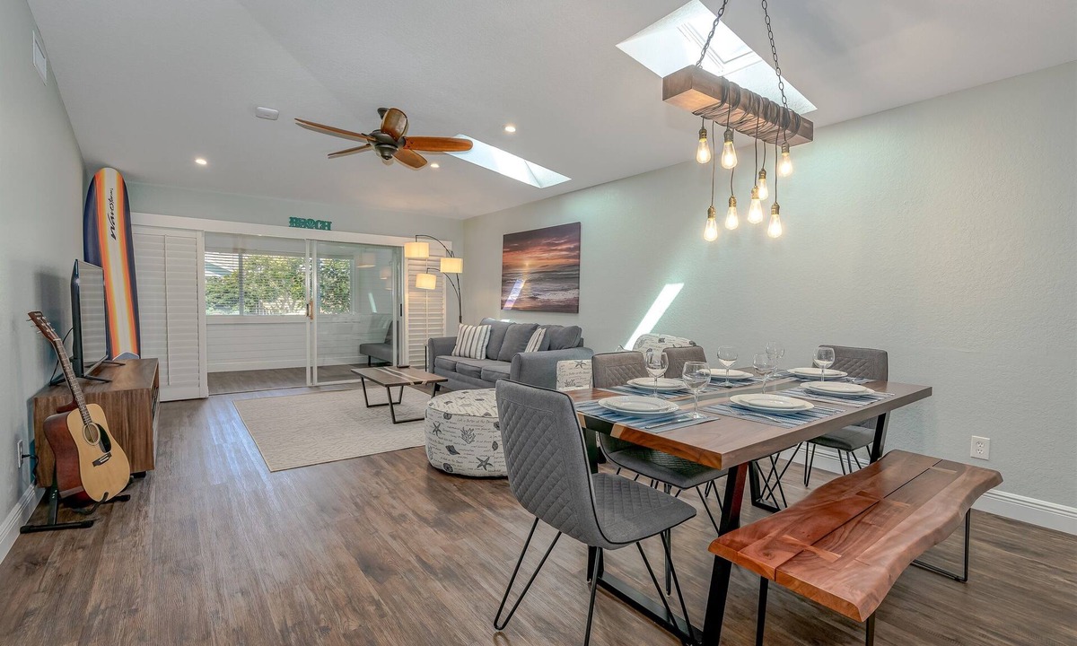 New Smyrna Beach House | Dog Friendly Home w/Private Fenced Yard, Garage & Fire Pit! STEPS to the Beach!