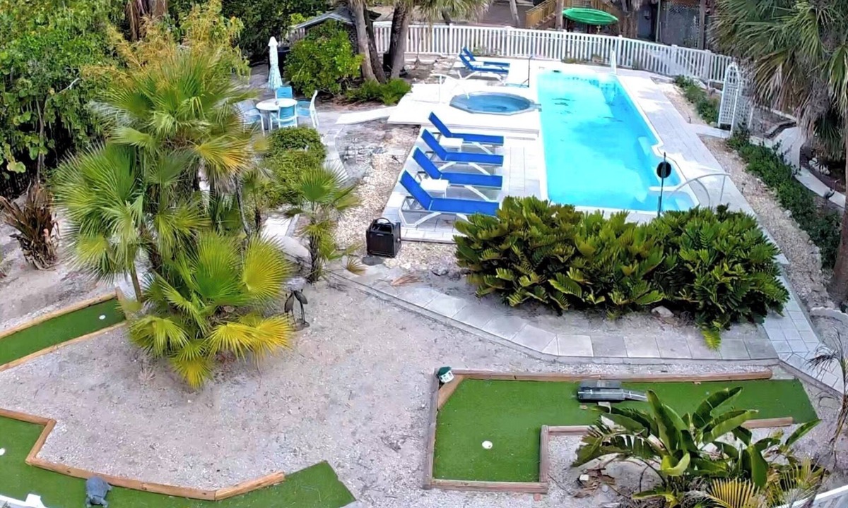 Palm Island House | Exclusive Palm Island 2br/2ba Home with Pool, Hot Tub, Dock, & 7-Mile Beach