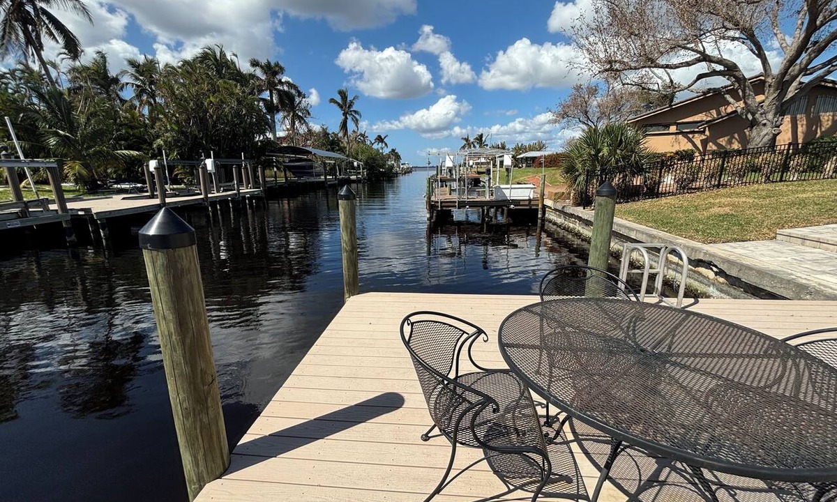 Iona Shores House | Fort Myers Waterfront w/Dock, Kayaks, Fishing, Heated Pool