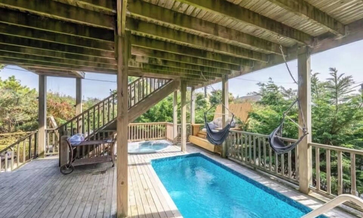 Ocean Bay Park House | Gatsby’s Main Level. Ocean Bay Park. Heated Saltwater Pool + Hot Tub. Sleeps 14