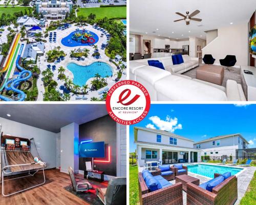 Historic Downtown Kissimmee House | Gleaming Home With Private Pool, Theater Room And Water Park Access Near Disney At Encore Resorts Reunion - 209Sf