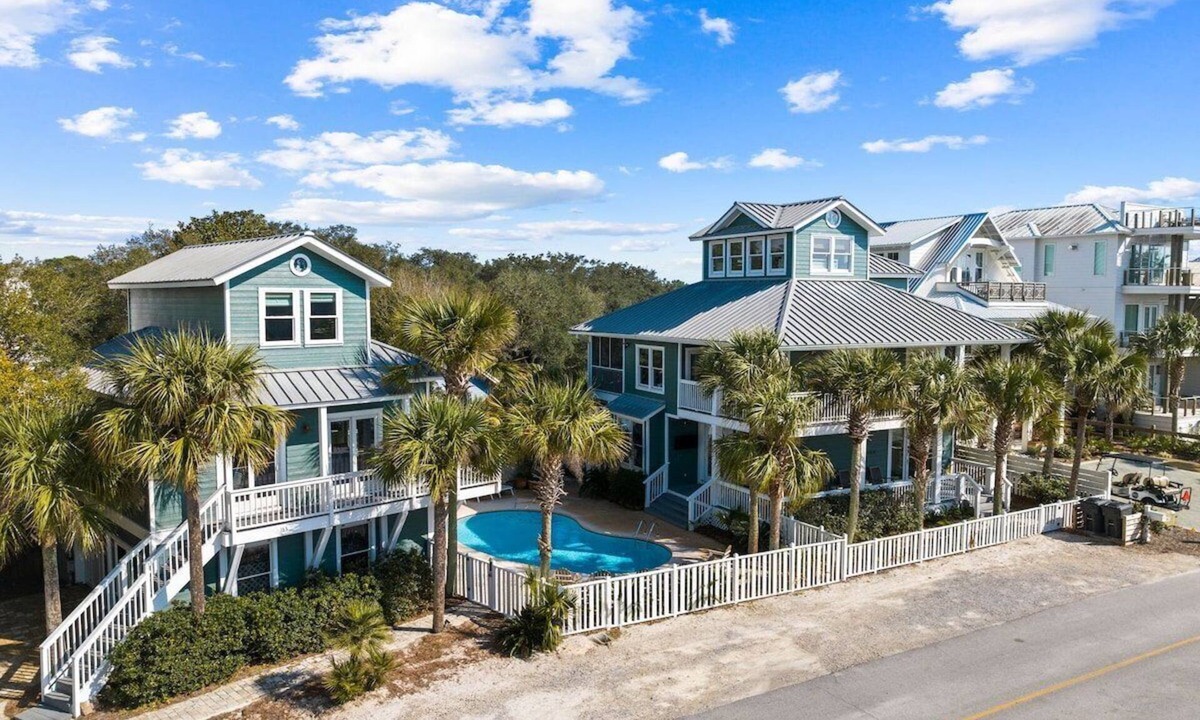 Grayton Beach House | Grayton Beach w Pool, LSV, Bikes, Carriage House! Sleeps 24!