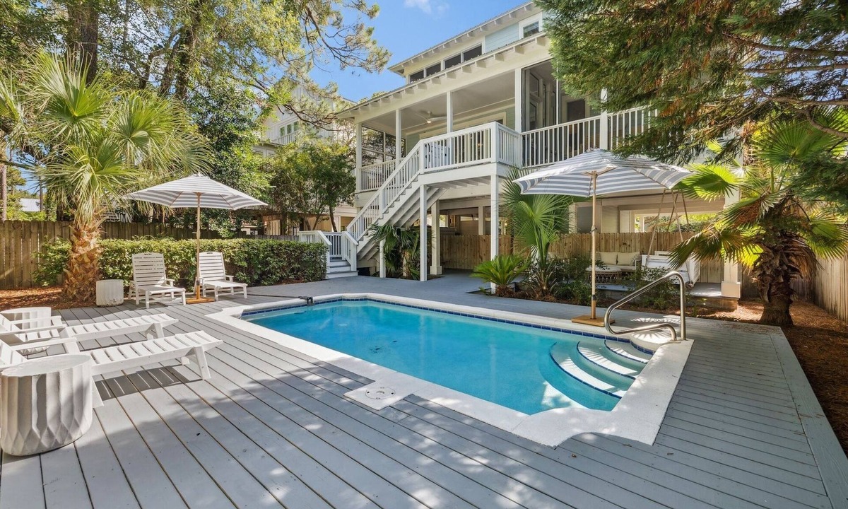 Grayton Beach House | Grayton Home with Private Pool, Screened Porches, and Bikes