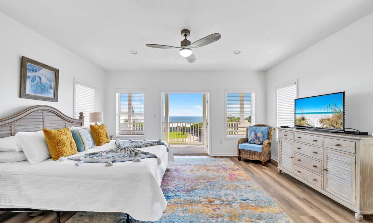Seacrest House | Gulf View 30A Townhouse Steps to Beach