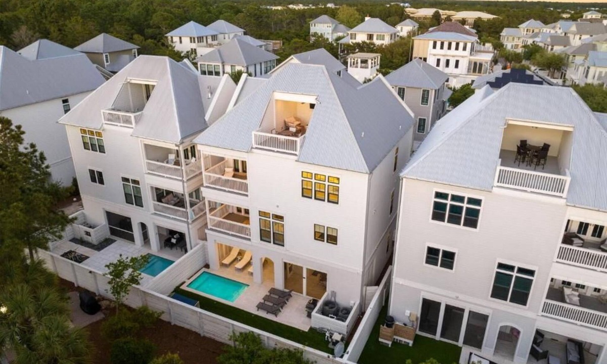 Seagrove Beach House | Gulf Views-Private Beach Access-Private Heated Plunge Pool-LSV-Bikes-Beach Gear