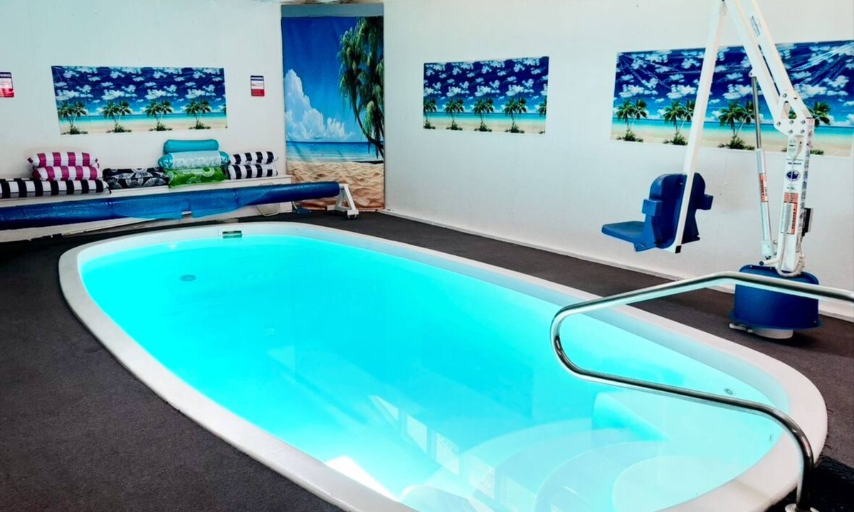 West Branch House | Heated indoor pool awaits! RIDE REST RELAX with family and friends