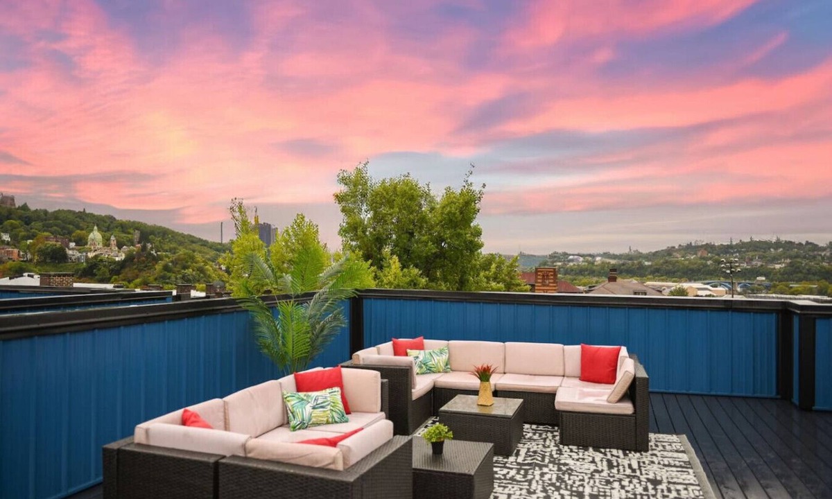 Lower Lawrenceville House | ★ HostWise Stays ★ Stylish Homes with Rooftop Decks, BBQ & Parking