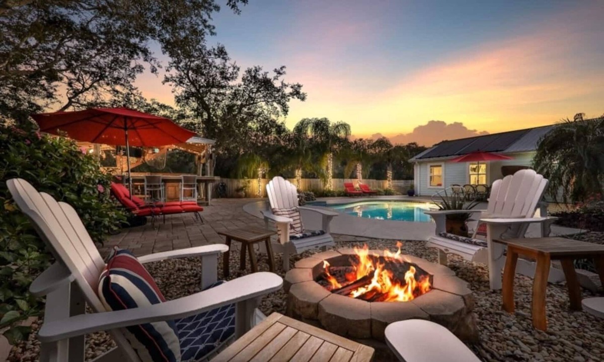 Butler Beach House | Island Retreat - Backyard Oasis w/Pool/NEW Hot Tub/Tiki Bar