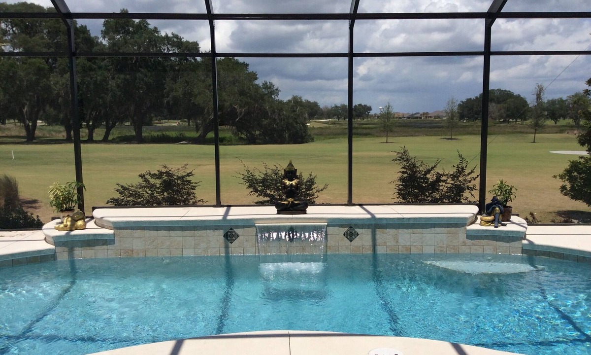 Village of Collier House | June-July Special Discount Offer: Golf-Front Home, Solar Pool, Free Cart & WiFi