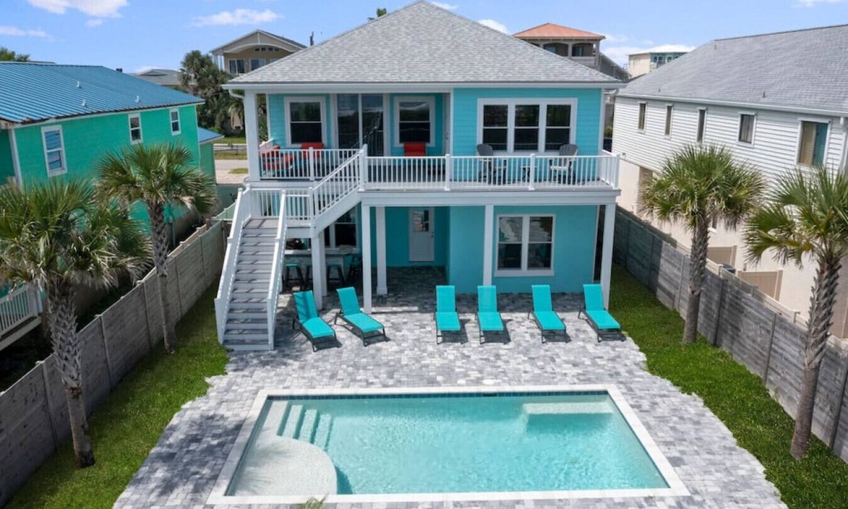 Butler Beach House | Just Beachy: Stunning 4BR Oceanfront Home + Private Pool