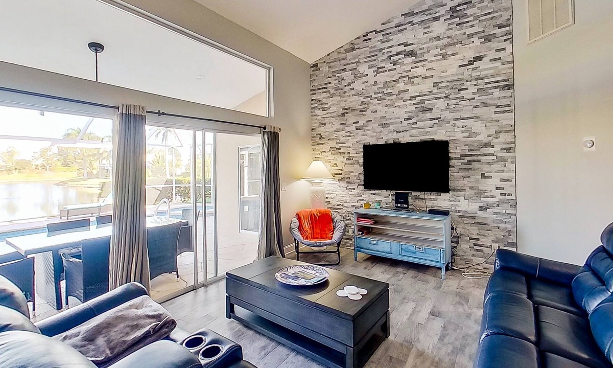 Falcons Glen House | Lakefront home with private heated pool, pool spa, grill, bikes, lake views, AC