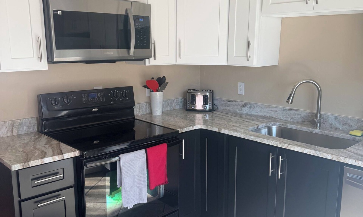 Tallahassee House | Large fenced in yard with updated kitchen