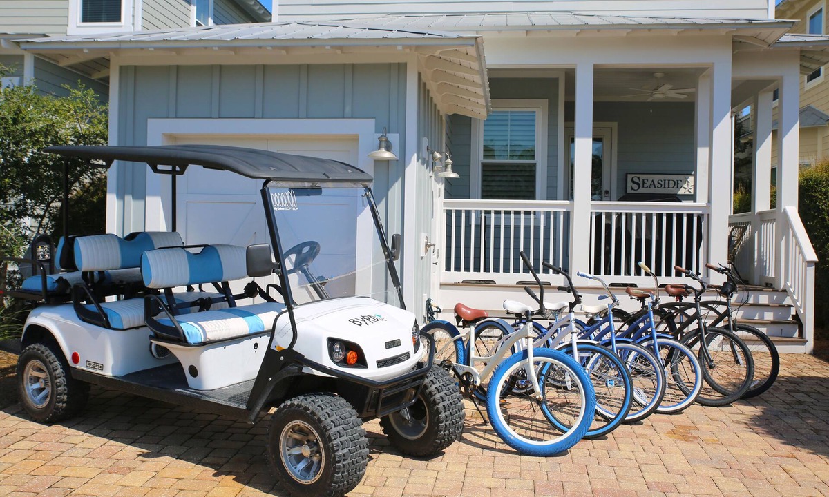 Santa Rosa Beach House | NatureWalk, short walk to pool ~ Golf Cart and Bikes Included