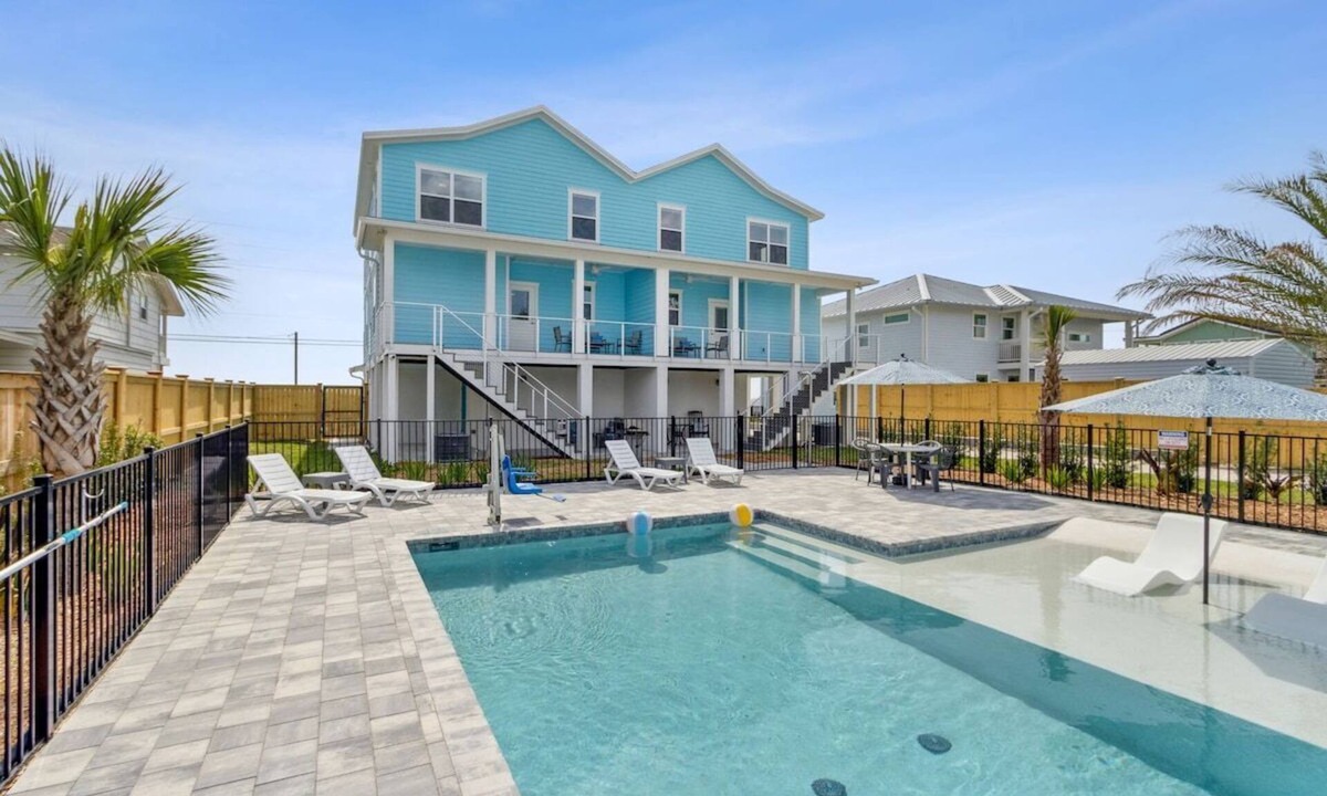 Ocean Cay House | New 2025 8BR Oceanfront Pool