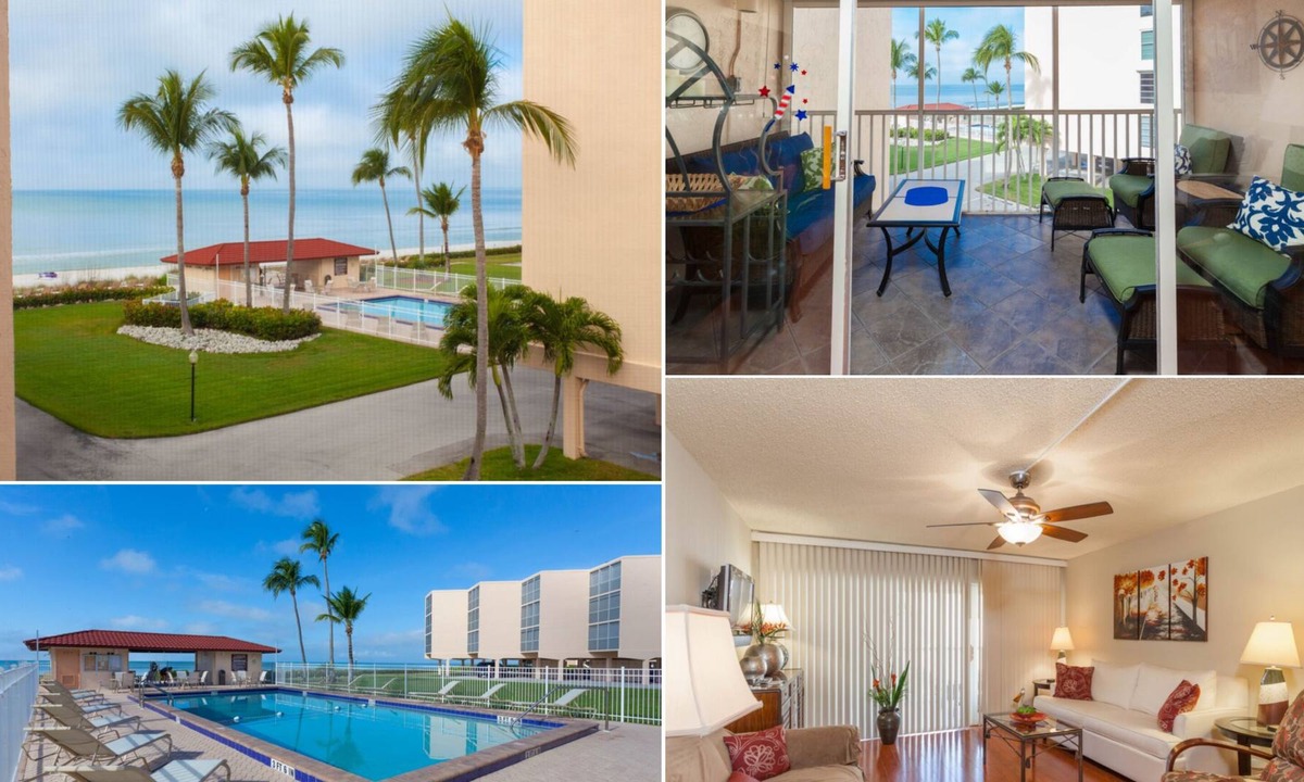 Bonita Springs Condo | NEW LISTING - 2nd Floor – Wi-Fi – Beach Front – Dolphin Way