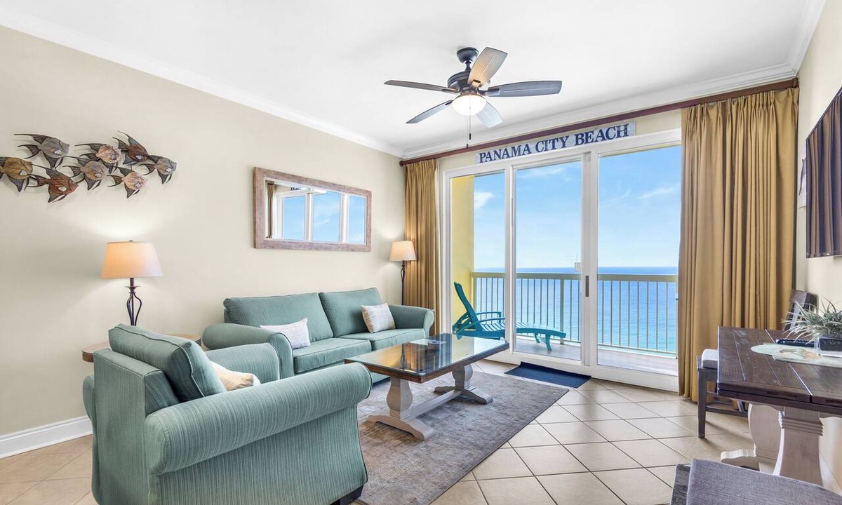 Panama City Beach Condo | New Listing! Beachfront Suite with Private Parking!