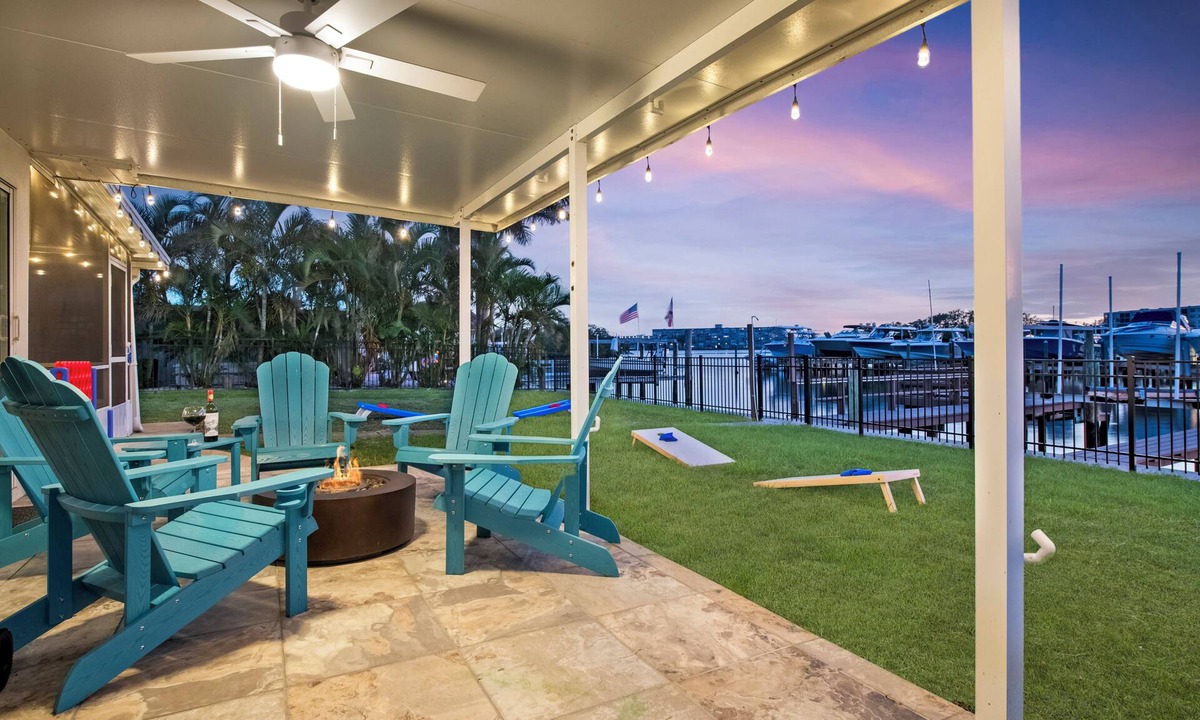 St. Petersburg House | NEW LISTING Waterfront Getaway Dock Game Room Fire Pit Walk to Beach