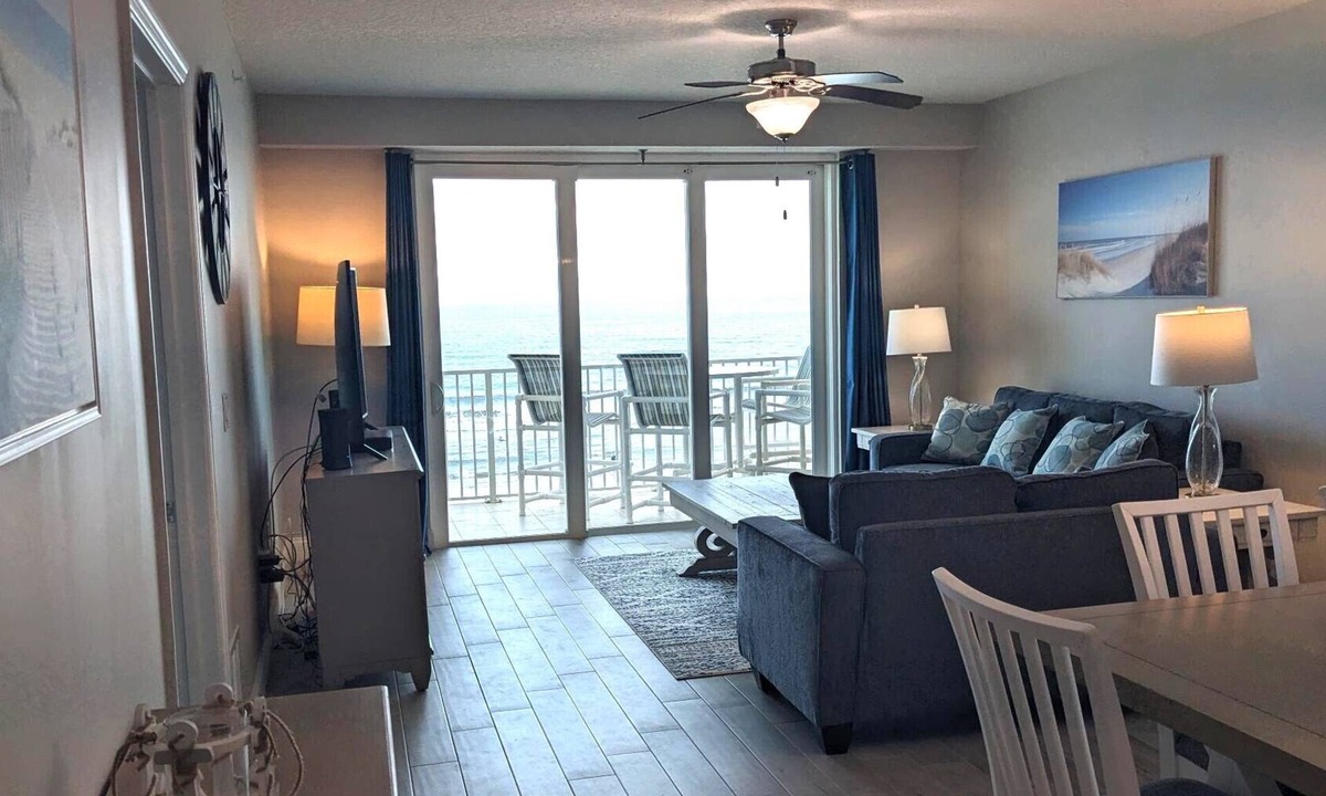 Ocean View Halifax Estates Condo | Newer 3-bedroom, 2-bath beachfront condo in Daytona Beach Shores.