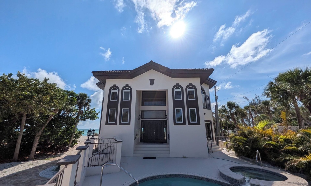 Englewood House | Newly Remodeled-Beachfront Home with Pool/Spa! Private Island Living on 1 Acre