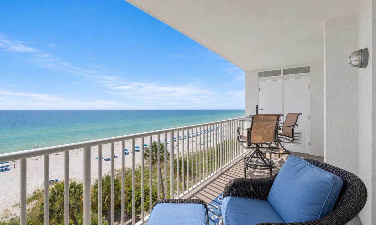 Indian Shores Condo | NEWLY RENOVATED EXTERIOR Beachfront Condo, Pool, Gulf Coast Sunsets!