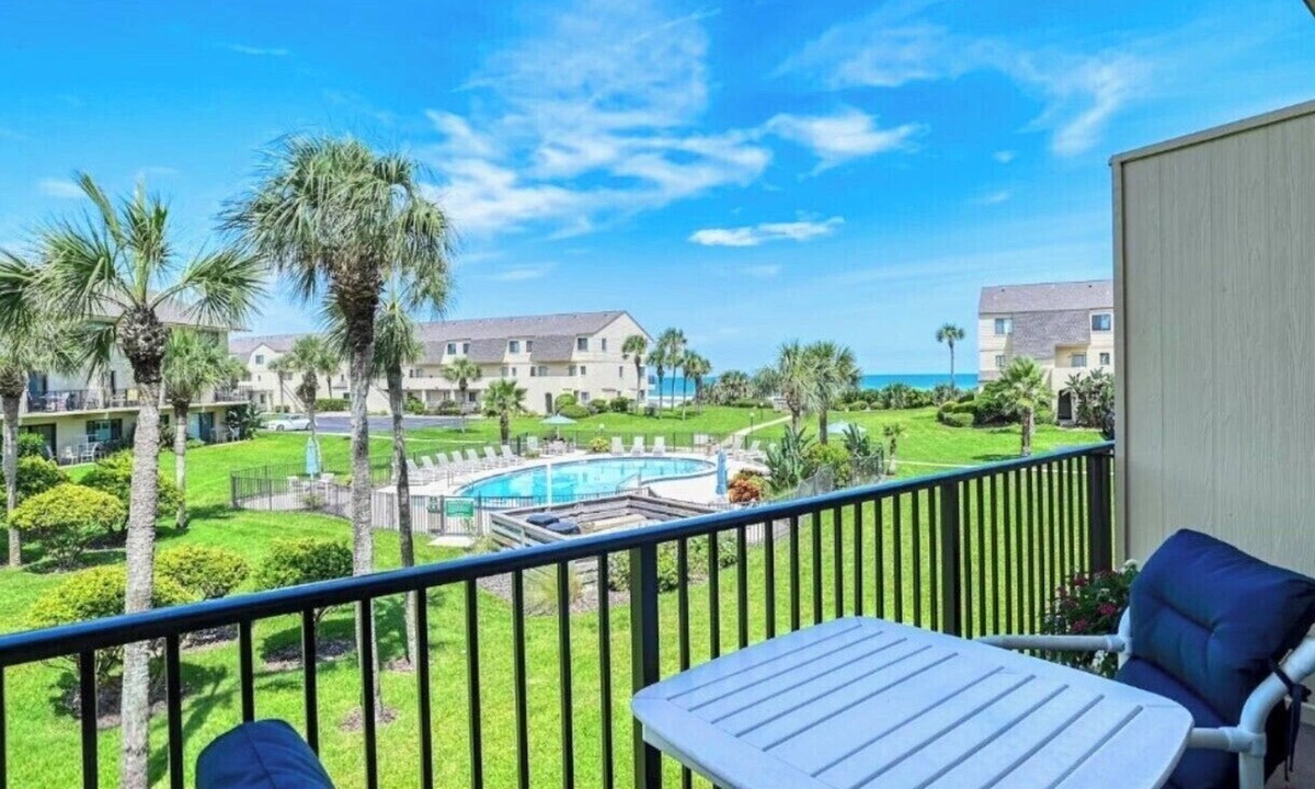 Crescent Beach House | Ocean View Beach condo in St. Augustine great for Golf, Fishing, NASA, & Disney