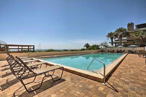 Crescent Beach Apartment | Ocean-View St Augustine Studio w/Pool Access!
