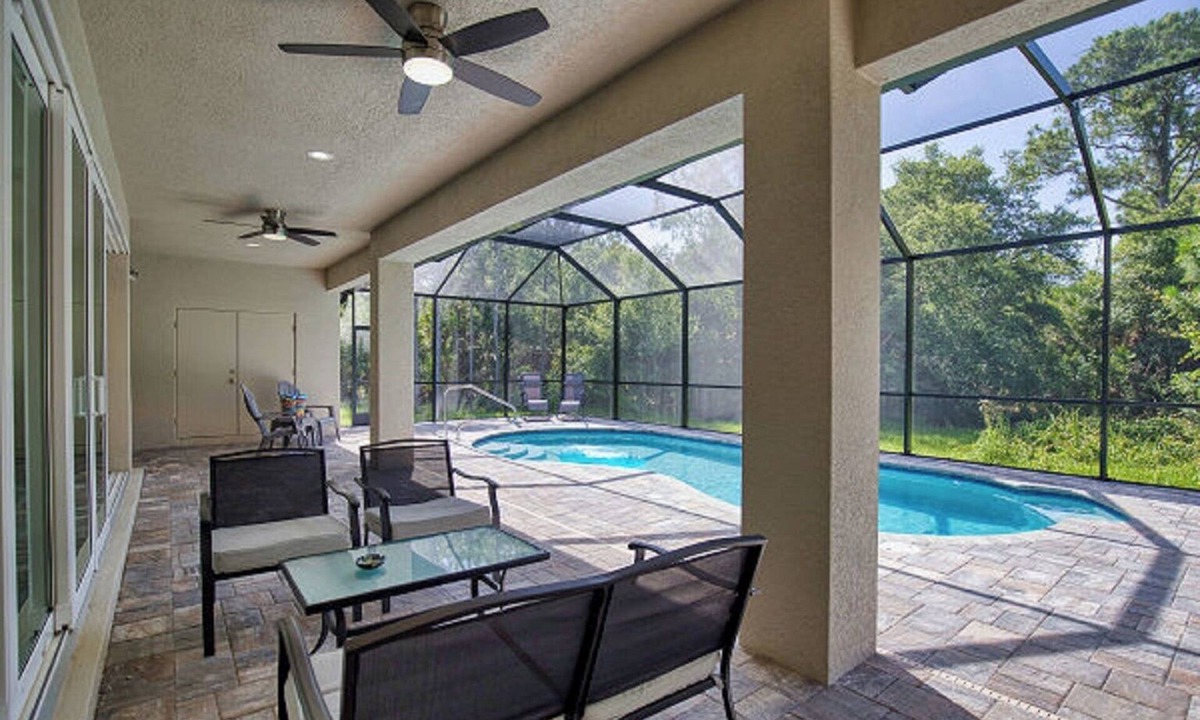 North Port House | Open Concept home with Heated Pool in peaceful North Port 3 Bdrm, 4 Bath + Den