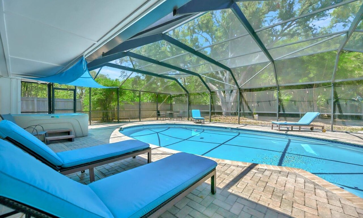 Seminole House | Pool & Hot Tub | Large Estate with Movie Theater