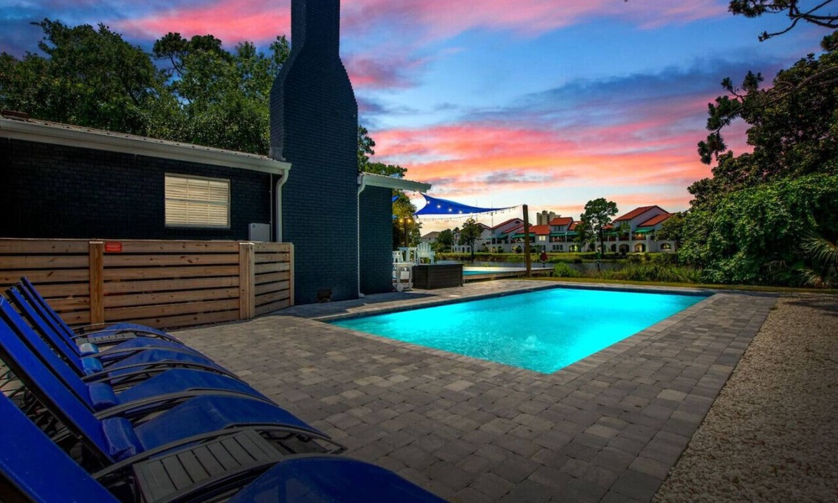 Thomas Drive House | Poseidon’s Palace ~ Waterfront Retreat with Heated Pool, Hot Tub & Private Dock